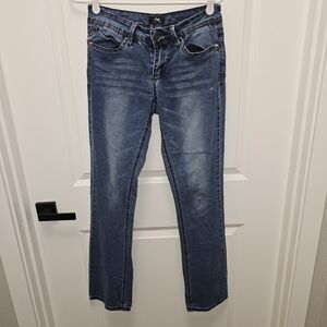 YMI USA Dark Blue Women's Straight-Leg Jeans